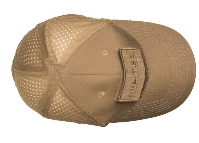Кепка Mil-Tec Baseball Cap Netz Dark Coyote Фото 3
